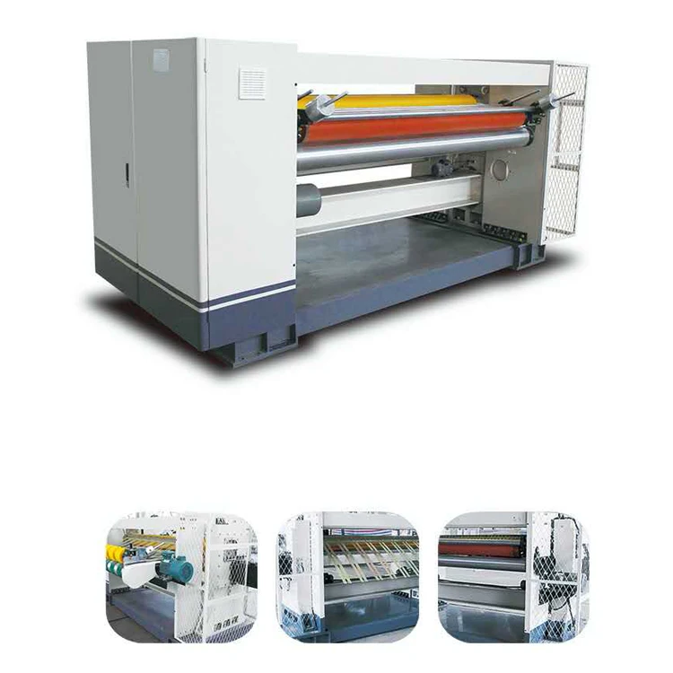 Carton machine to making corrugated cardboard single face line/computer