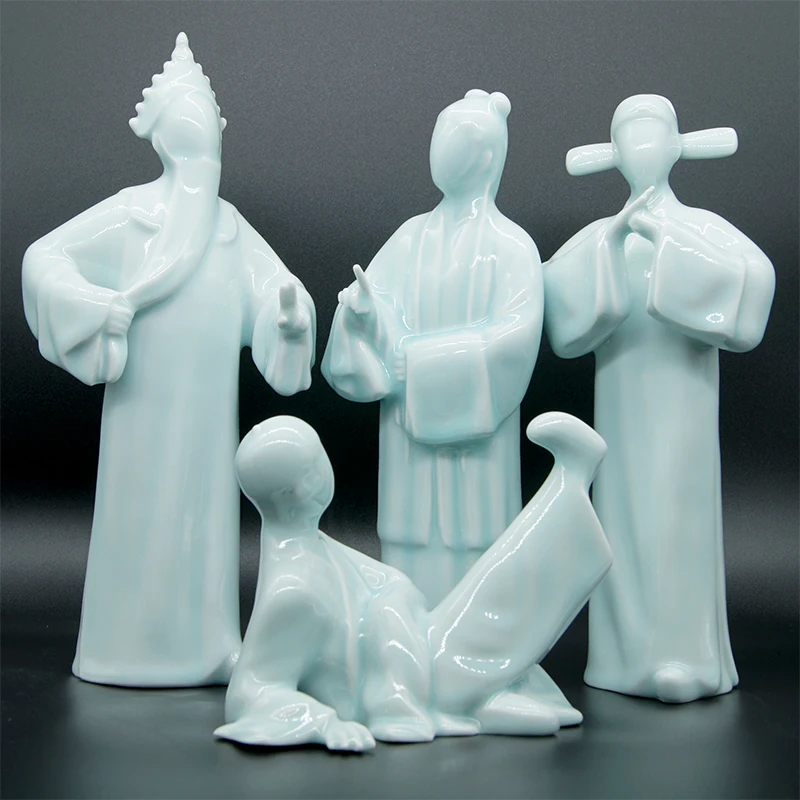  Китайские импортные миниатюрные керамические фигурки SHOUTER