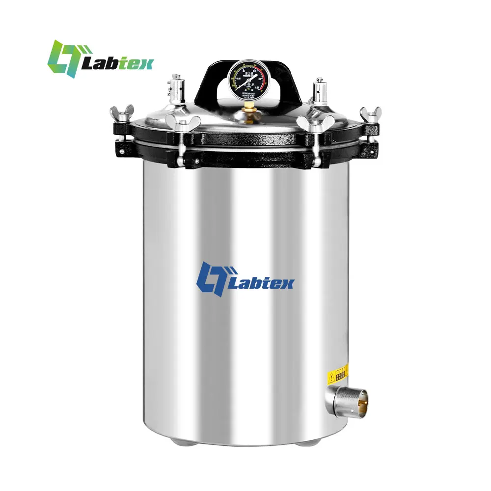 Labtex Mini Autoclave Sterilization Sterilization Machine Medical Portable Pressure Steam Electric or Gas Heated