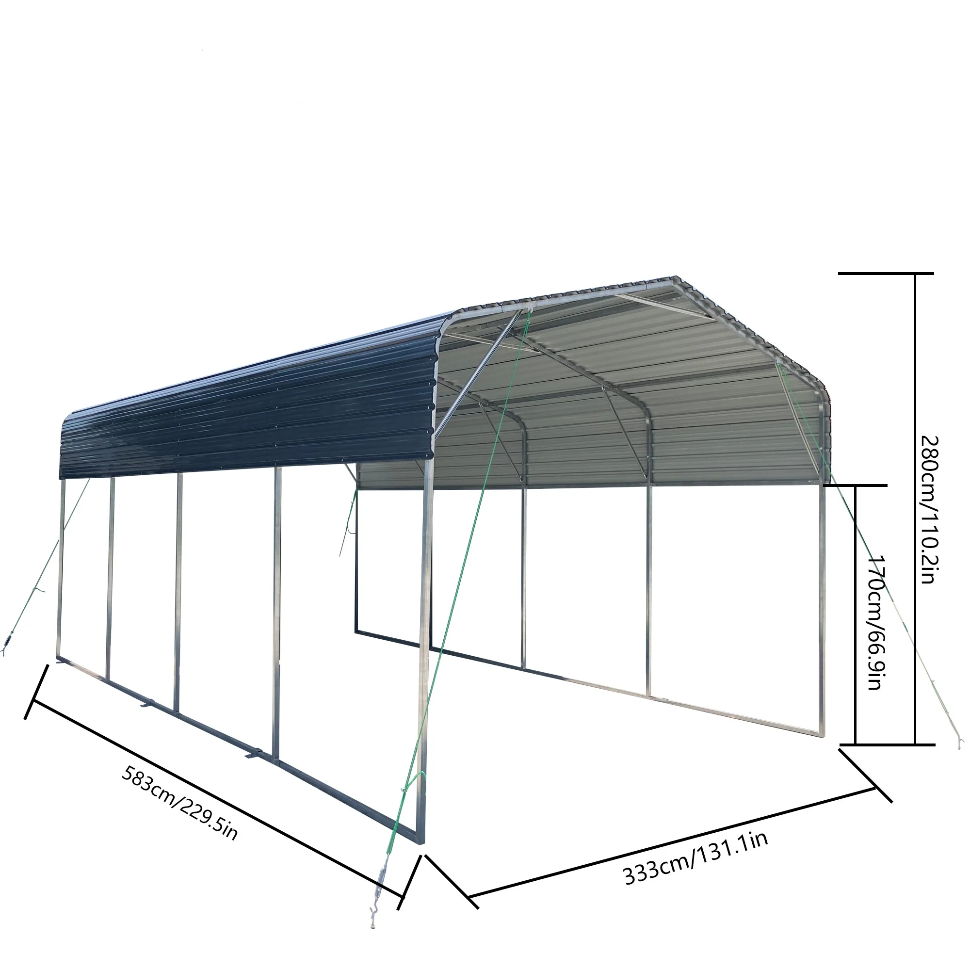 China Durable Metal Steel Carport Auto Carport Canopy