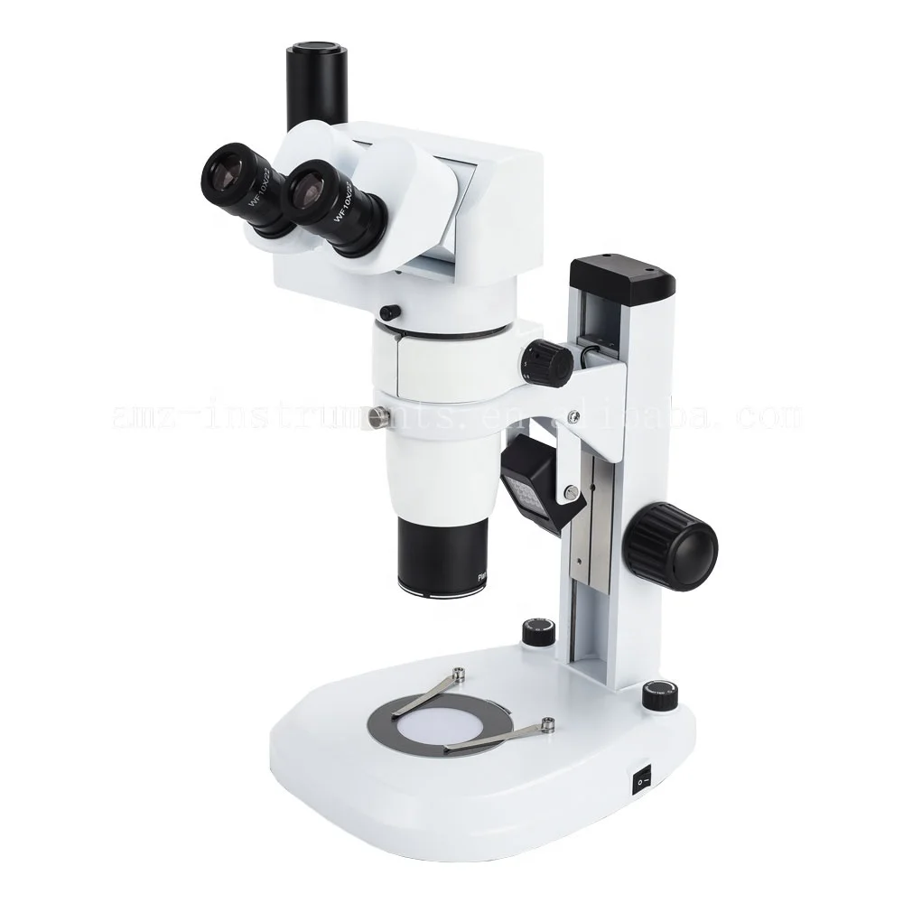 ZM-880TN 0.8X-8X Series Zoom trinocular stereo microscope for laboratory