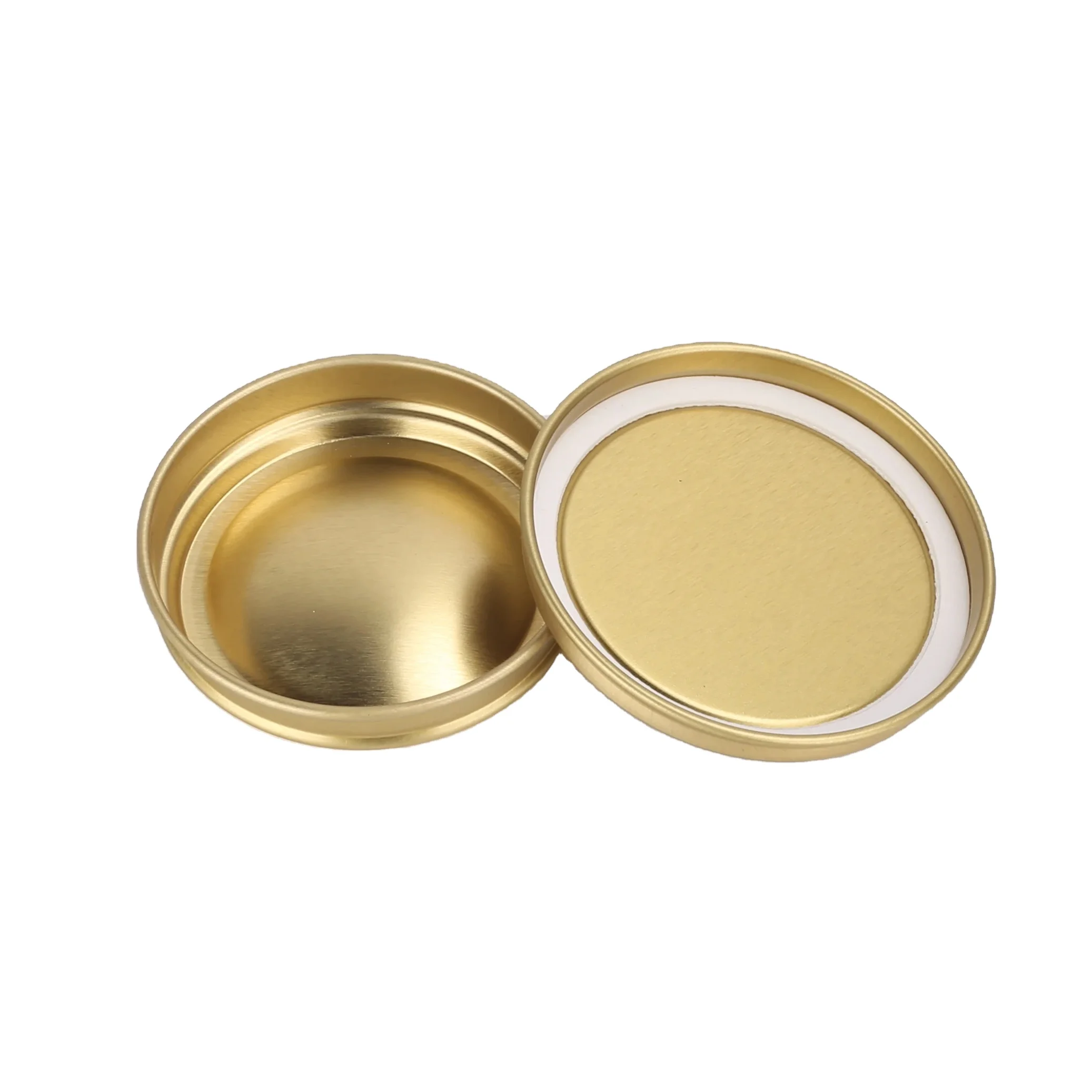 Gold 10g20g30g50g100g125g250g500g food-grade coating Caviar Tin Box for caviar farms Restaurants Distributors Importers