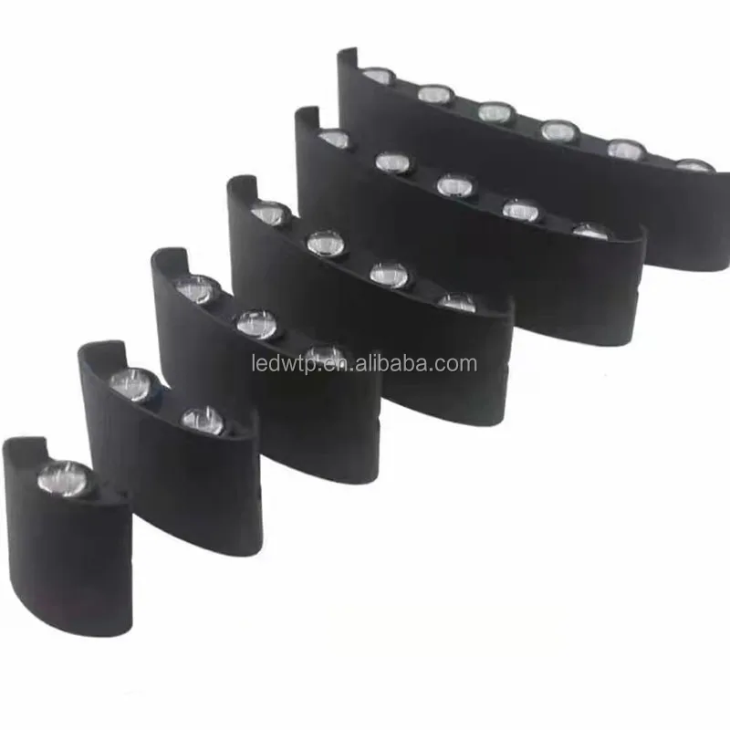 Светодиодный водонепроницаемый Уличный настенный светильник в скандинавском стиле IP65 алюминиевый садовый для крыльца 220 В переменного тока