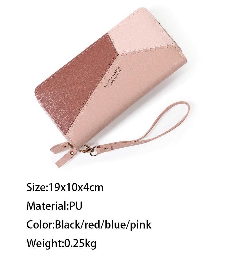 Cheap wholesale hot selling Pu leather coins changes ladies bank card holder cellphone wallets Purses For women
