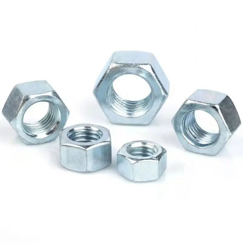 DIN934 Brass Hexagon Nut Copper Hex Nut M1.7 M2 M2.5 M3 M4 M5 M6 M8 M10 M12 M20 Fastener