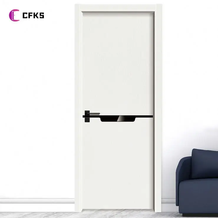 High Quality Modern Interior Water Proof Paint Free Carbon Crysta Fireproof Interior Doors Wooden Door hdf door