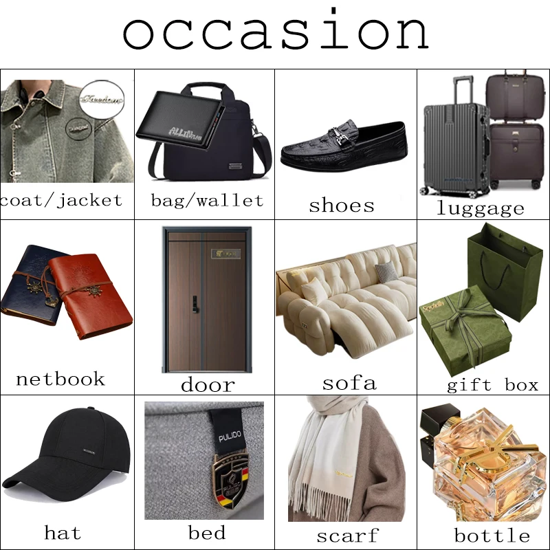 Luxury Waterproof  Labels for Clothing Decorative Tags Deboss Plating for Garment Bags swimwear and Clothing sewing Metal tags