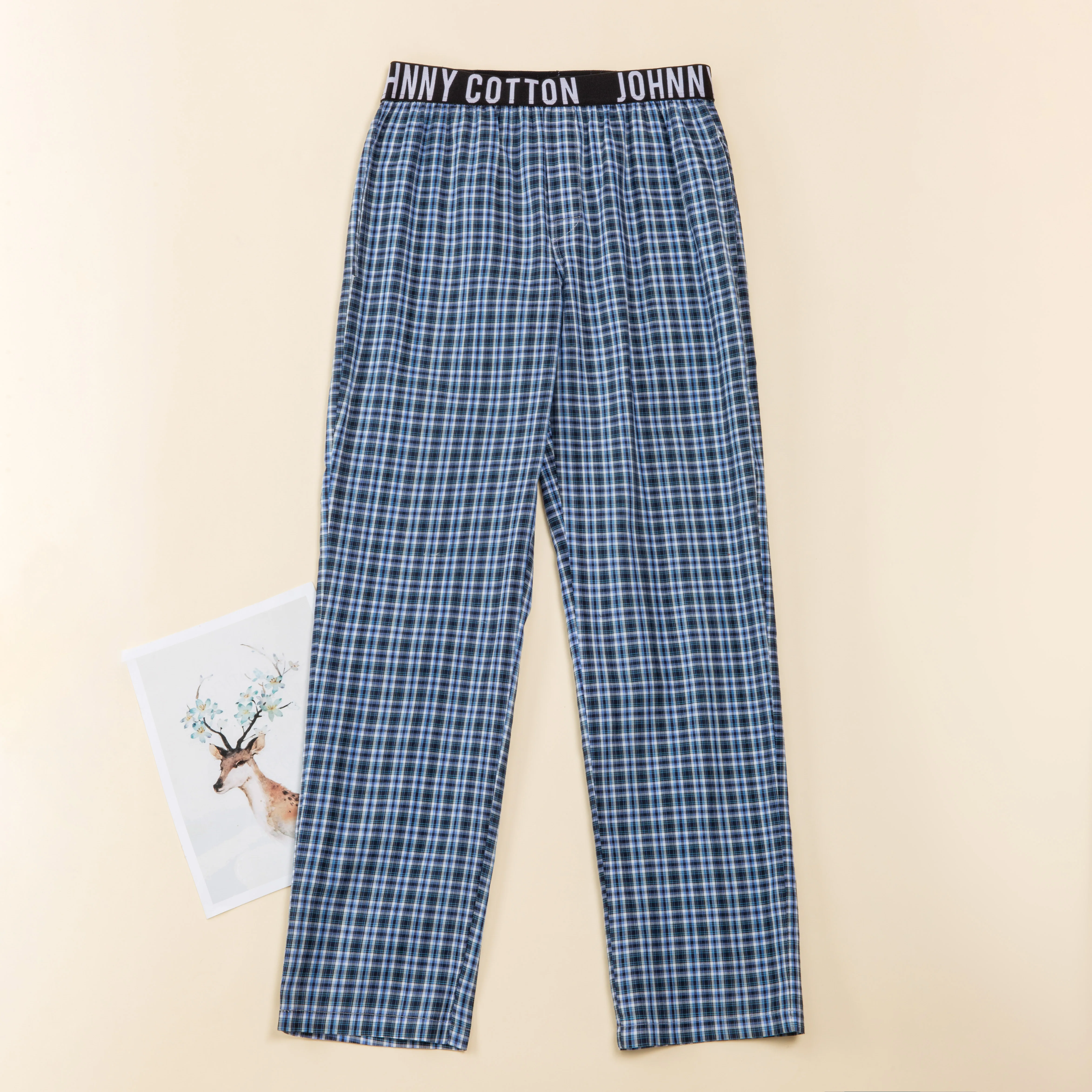 Горячее предложение, оптовая продажа, Мужские штаны для отдыха, хлопковые Тканые штаны с пуговицами и эластичным поясом, Мужские штаны