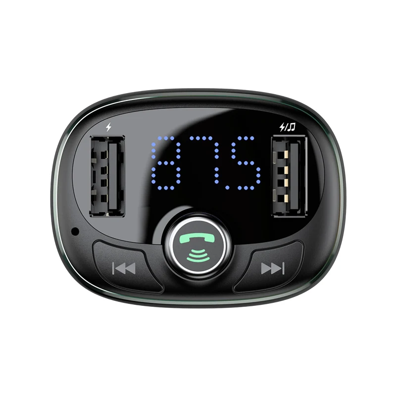 S-09 MP3 FM Transmitter Car Charger Socket With Car Holder