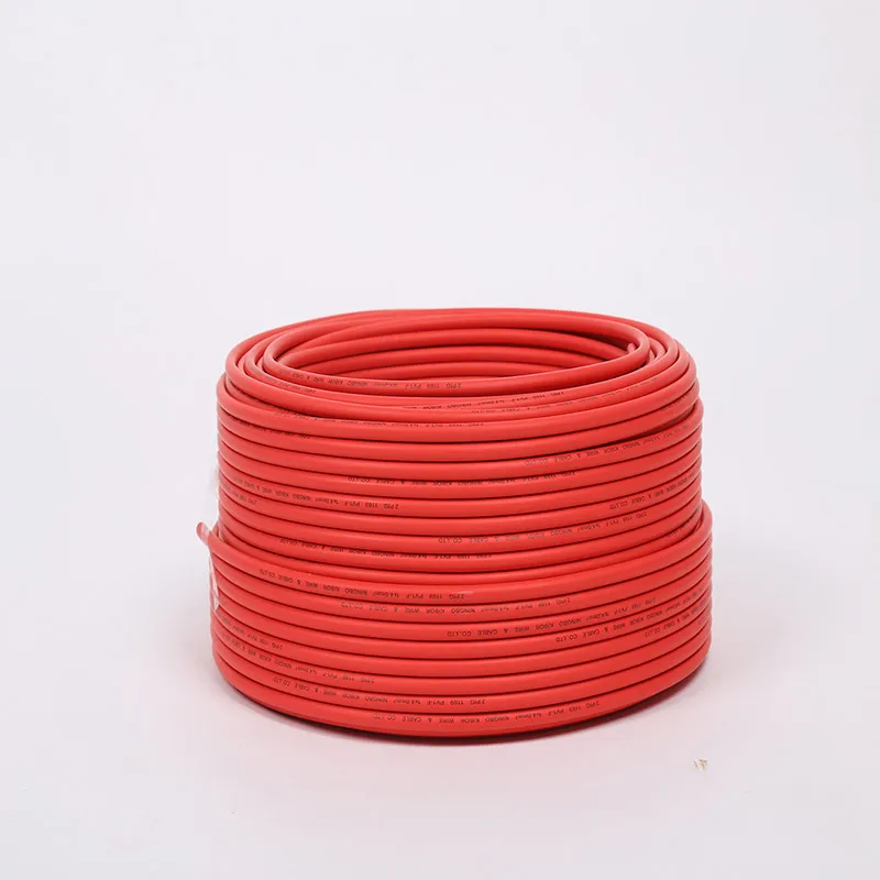 Солнечный фотогальванический кабель pv 1-f 1*4 мм2 метр солнечное оборудование соединительный провод огнестойкий и устойчивый к ультрафиолетовому излучению