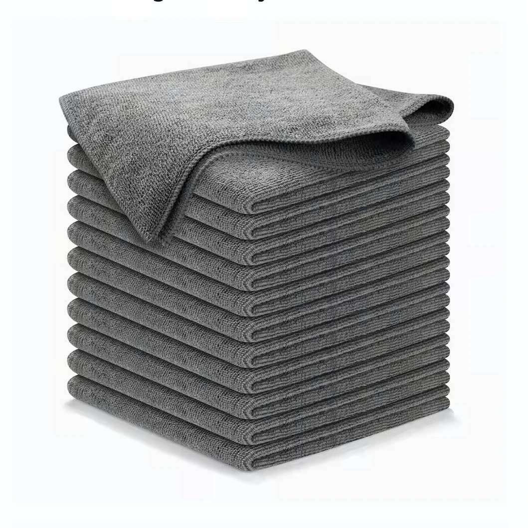 custom microfiber  disposable polyester polyamide car window cleaning dish drying cloths kitchen towel cloth microfibre supplier