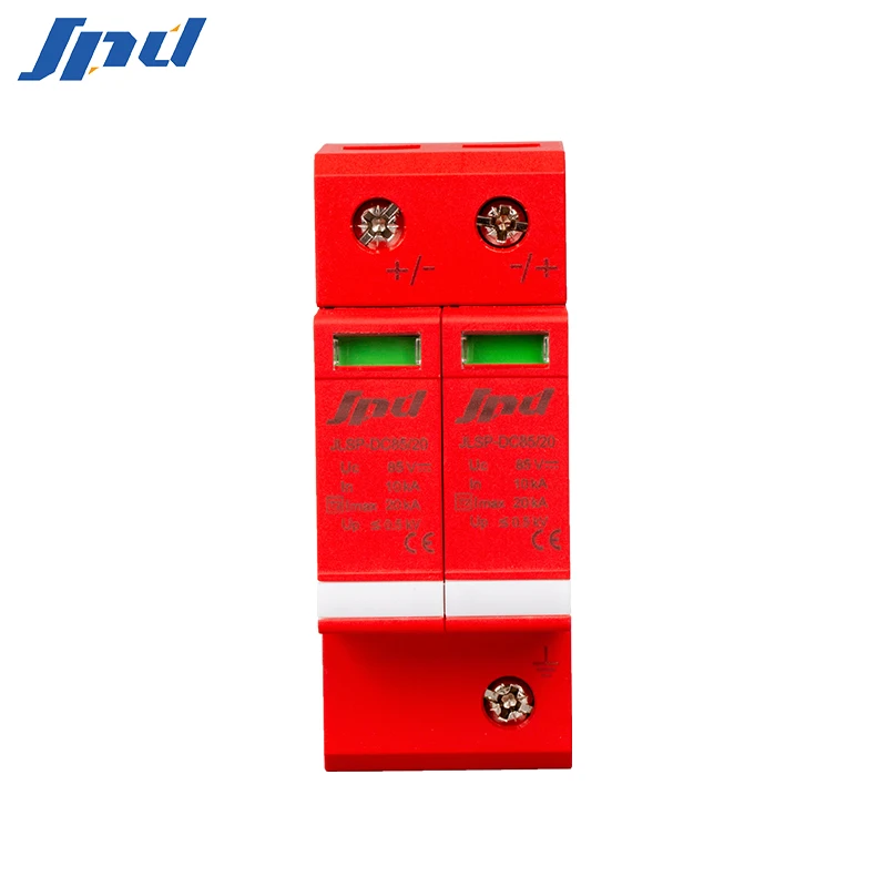 JLSP-DC85/20/2P Jinli t2 lightning surge arrester 2poles 20kA 48V DC SPD