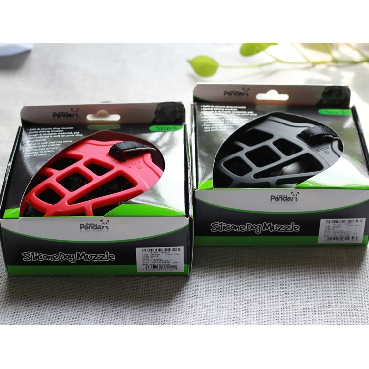 Soft Rubber Basket Muzzle Cage Muzzle Adjustable Anti Bite Dog Silicone Muzzle Safety Mask