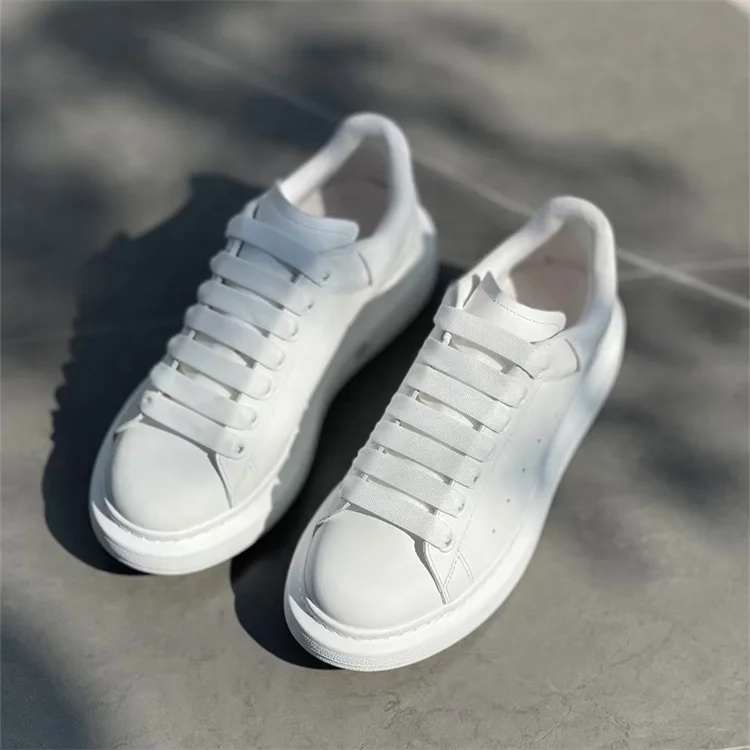Fashion Platform Sneakers White Luxury Running Comfortable Sports White Casual Shoes Flat Shoes