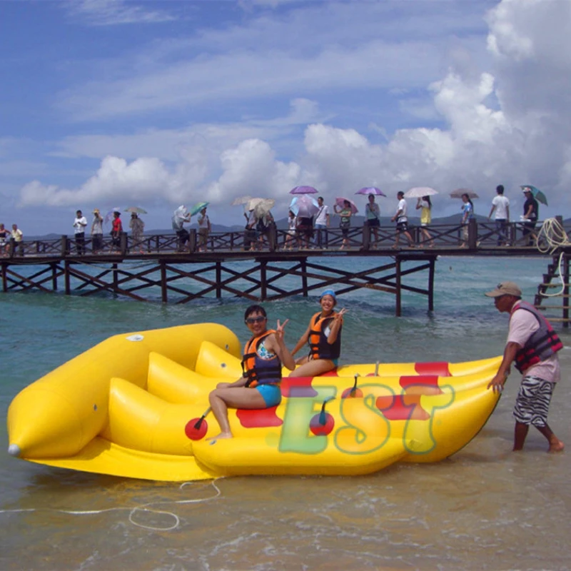 Banana Inflatable Flying Fish Raft Towable Flying Inflatable Water Ski Tube Sled Flying Fish