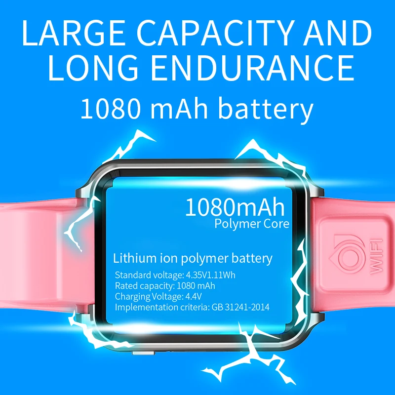 Mobile Phone Children Smartwatch Android 9.0 Student Video Call Kid 4G Smart Watch W5 for kids with Gps Positioning Wifi App