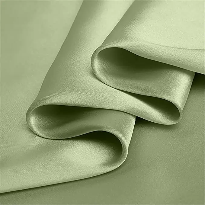Non-toxic 100% Pure Mulberry silk fabric 16/19/22/25MM Plain Dyed Charmeuse OEKO-TEX100
