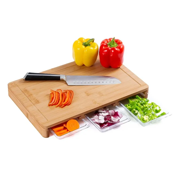 Оптовый кухонный бамбуковый разделочный блок для растительных продуктов