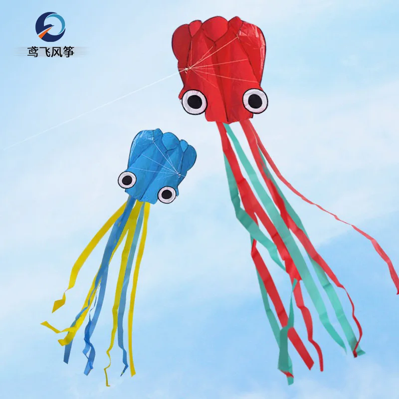 Large Soft Octopus Kite for Adults Custom Design Flying Kites Outdoor Fitness Exercise Wholesale Flying Kites by Manufacturer