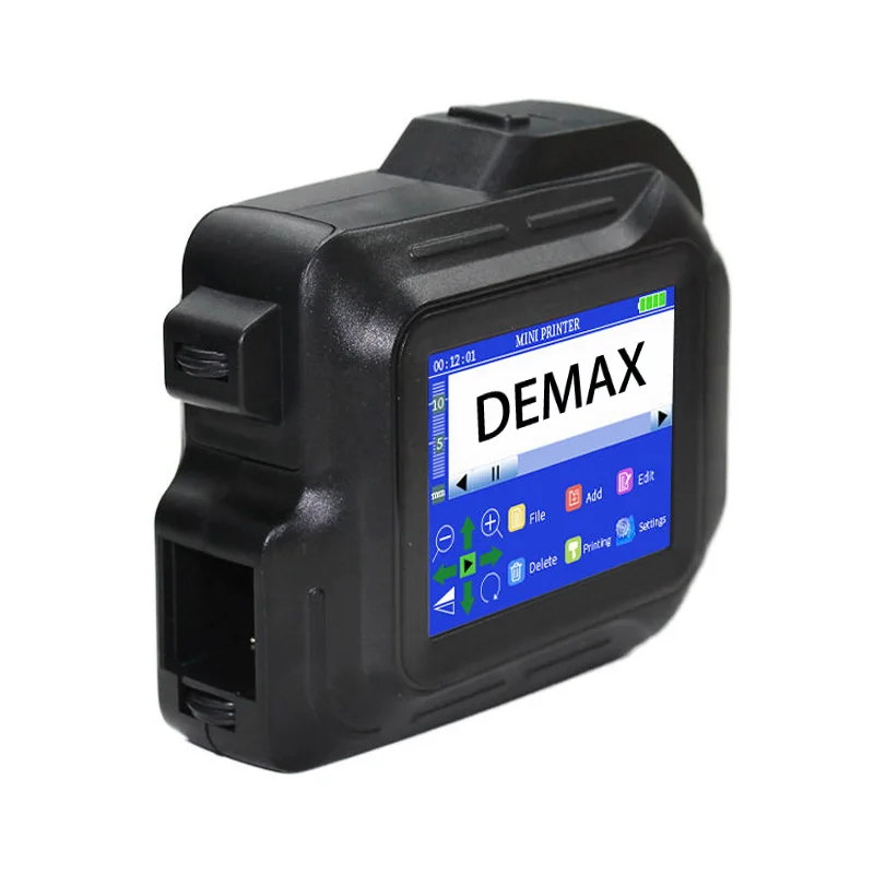 Mini 12.7mm Batch Coding Machine Handheld Inject Printer Inkjet Printers