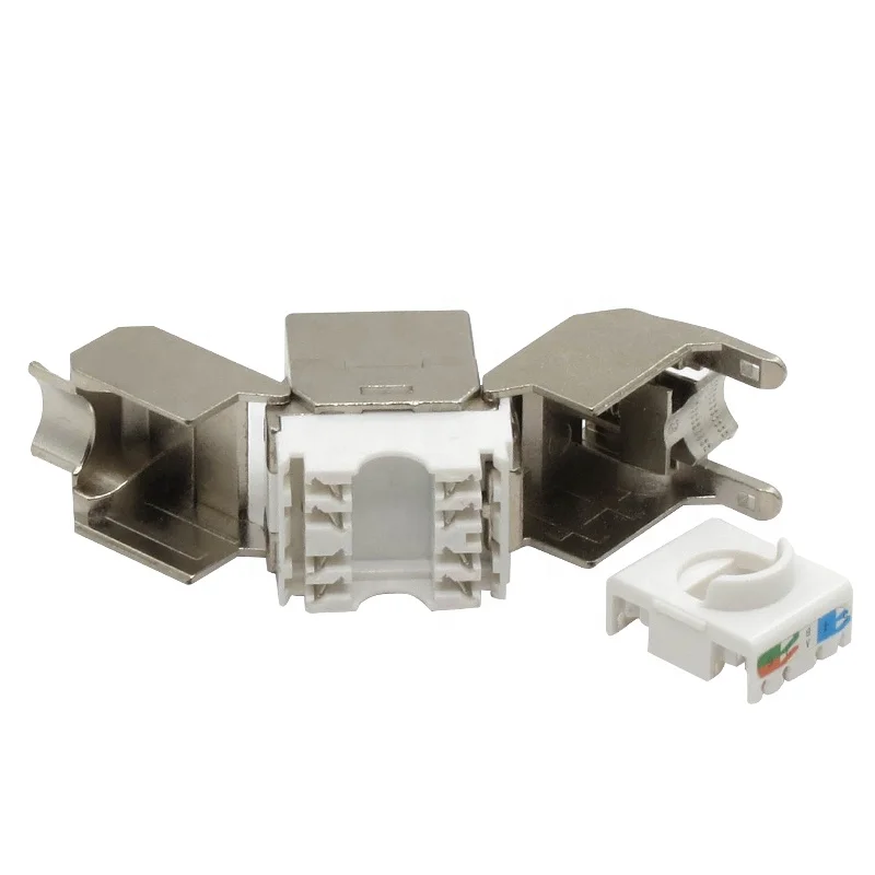cat6a rj45 FTP Computer Connector AMP model cat6A jacks keystone jack