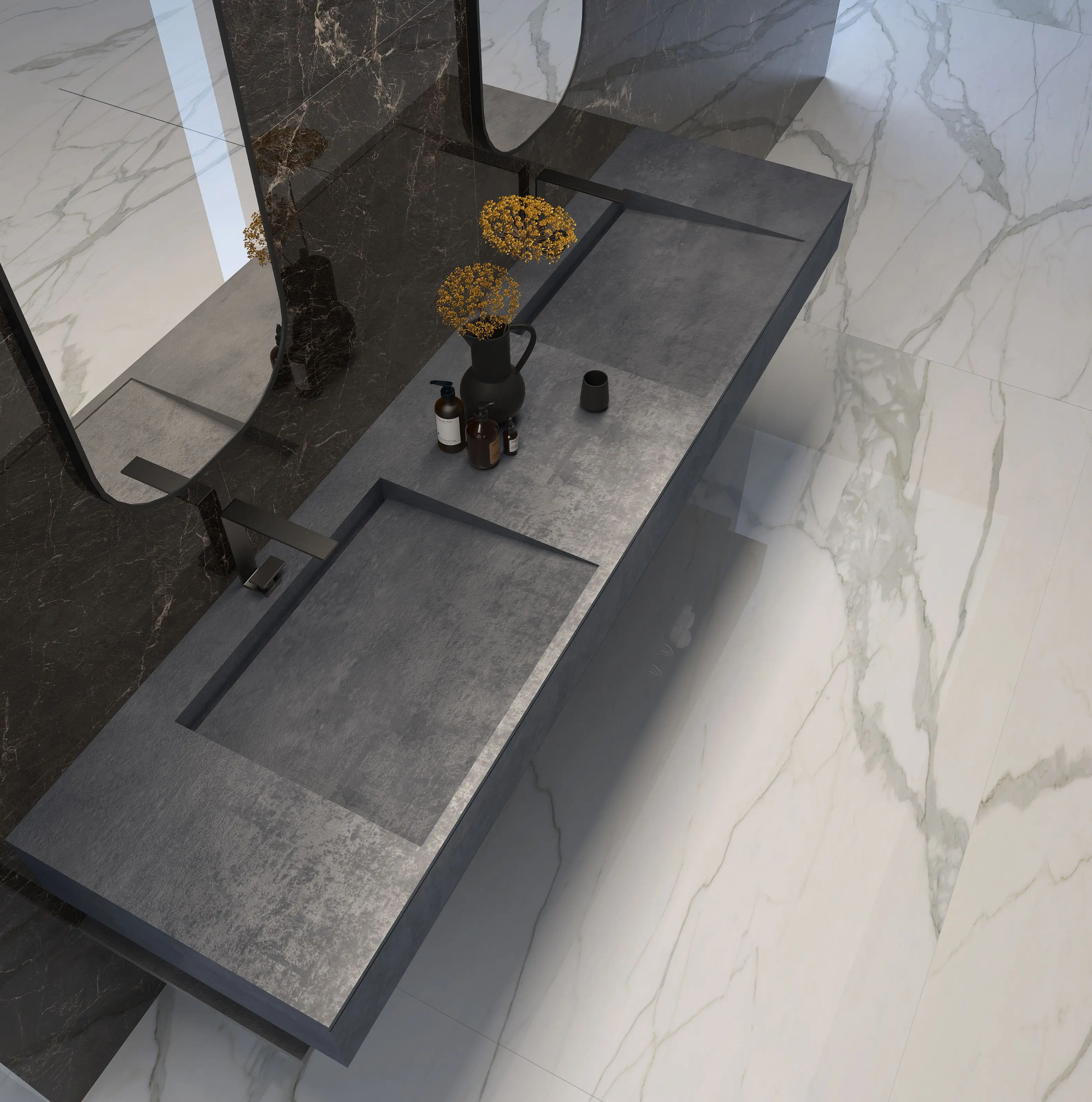 Latest Design 800x800 Foshan Glazed Full Polished Porcelain Floor Tiles Marble Stone Tile For Living Room
