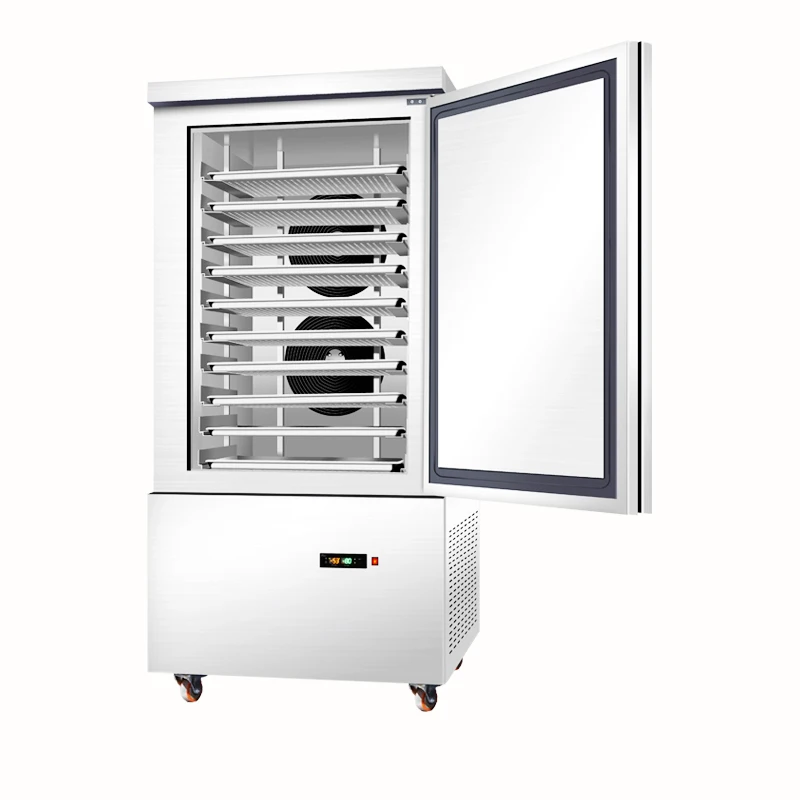 Top Quality Promotional Custom Commercial Small Mobile 10Pans One Door Shock Freezer Soft Ice Cream Used Blast Chiller Freezer