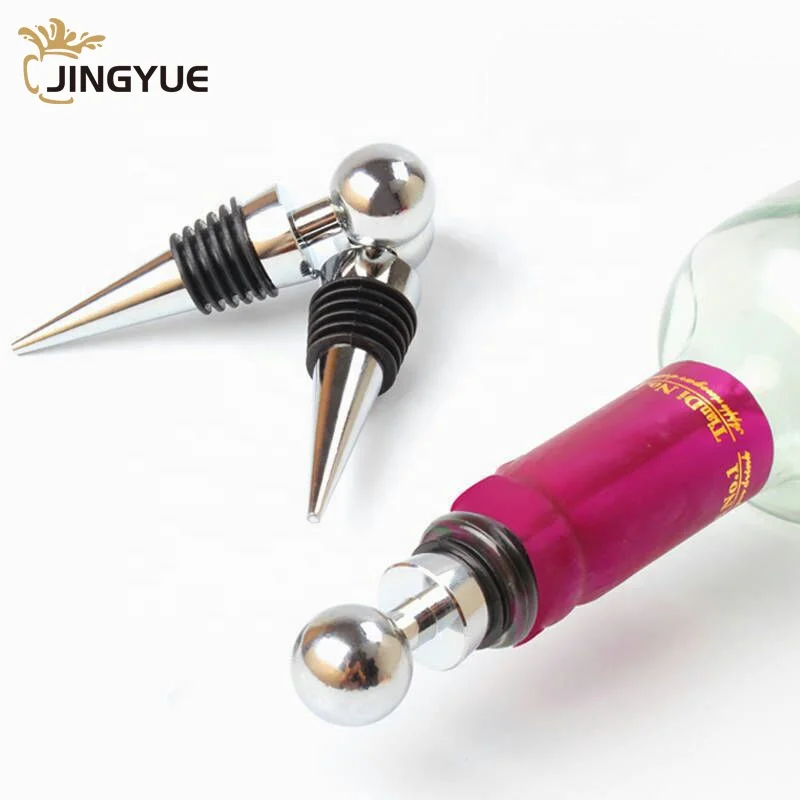 Wholesale Personalized Manufacturer Low Price Stainless Steel Wine Bottle Stopper for Home Hotel Bar Party