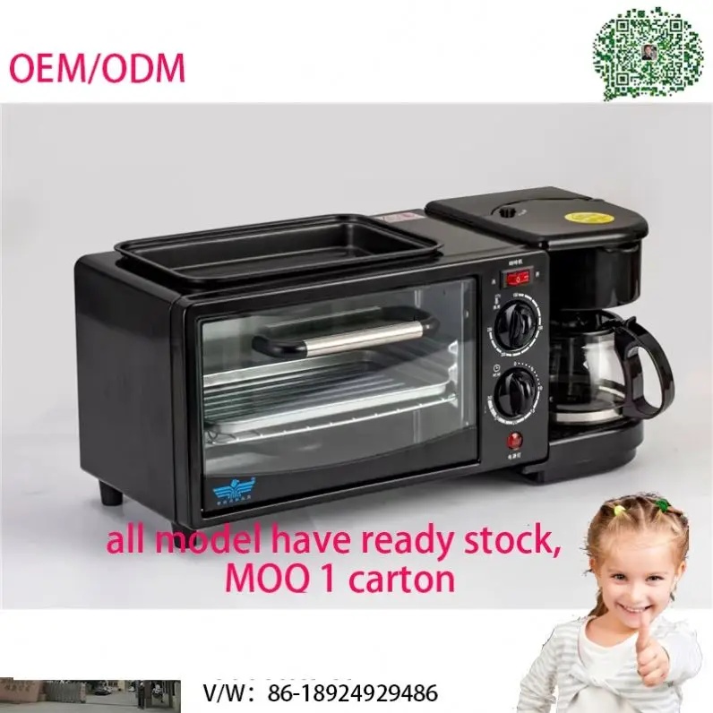 Professional Multifunction Breakfast Maker Machine Temperature Control Breakersakfast Sandwich Maker 3 In 1 Breakfast Maker