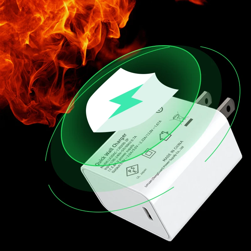 20w usb c power adapter type c fast charging portable quick charge usb wall pd chargers with Japan plug PSE for mobile phone