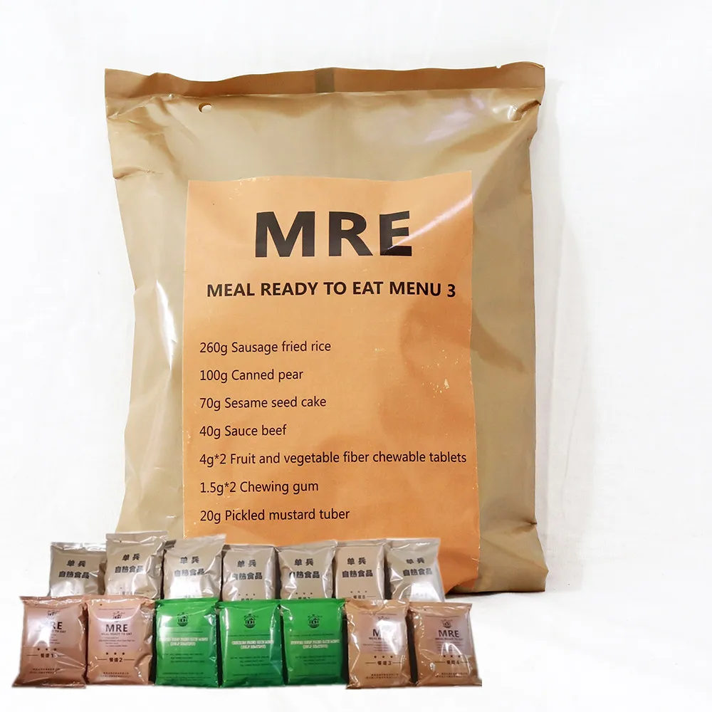 Аварийное питание готовое к употреблению самонагревающееся блюдо