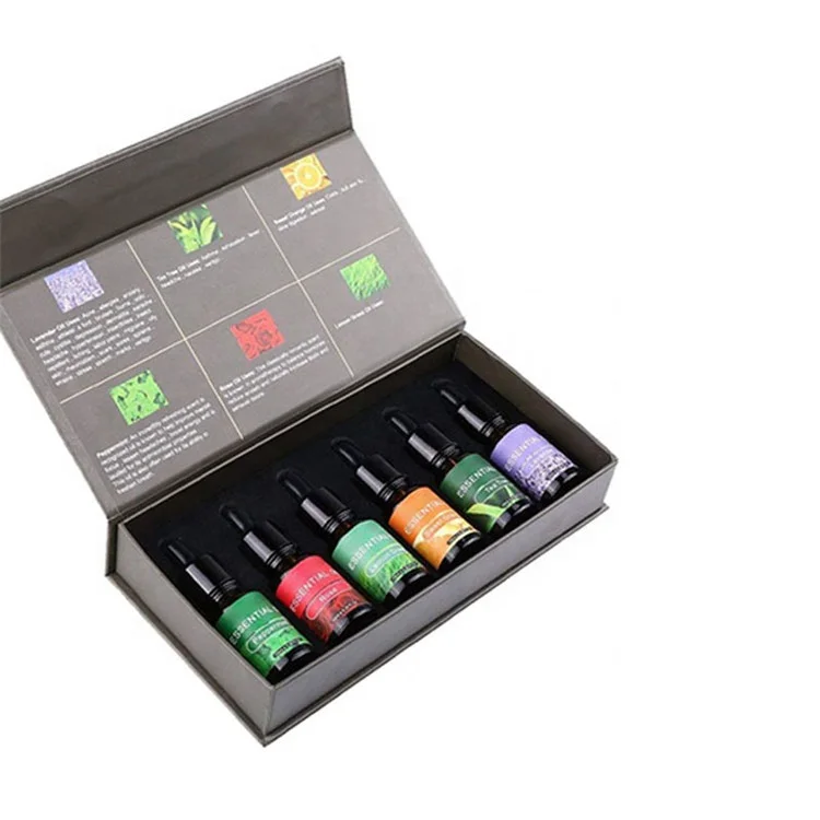 Essential oil bottle perfume cosmetic lipstick packaging paper box luxury shipping cosmetic box custom closure magnetic box