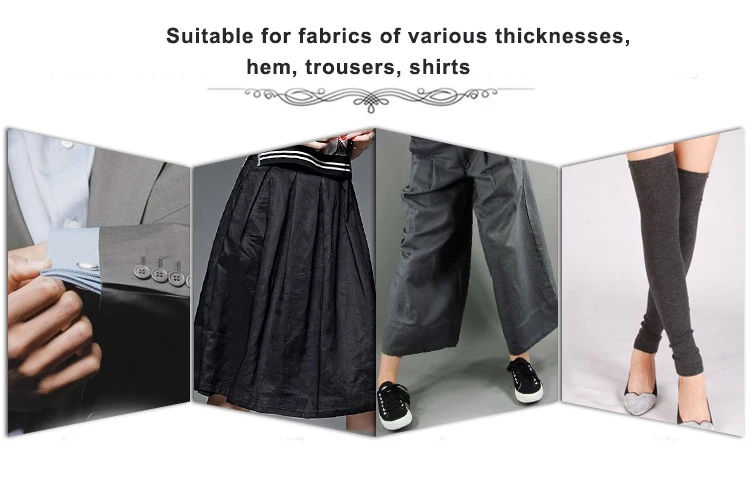 Manual Feed Mechanism Household Table Top Blind Stitch Sewing Machine for Industrial Use with Prying Edge Foot Prying Features