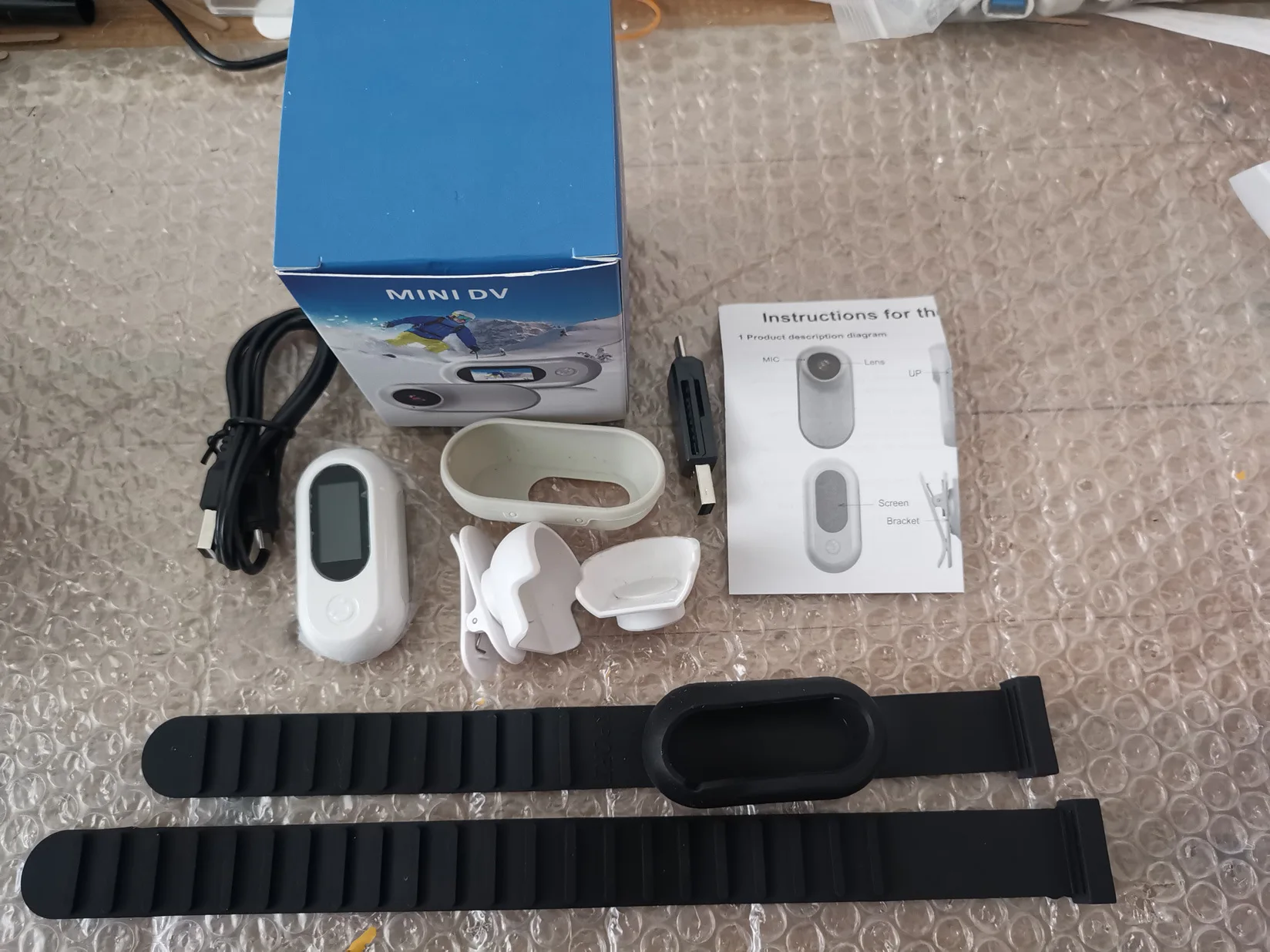 HD 1080P Dog Tracker Collar No WiFi Needed Cat Collars Camera Sport Action Camera with Video Records Mini Body Cam