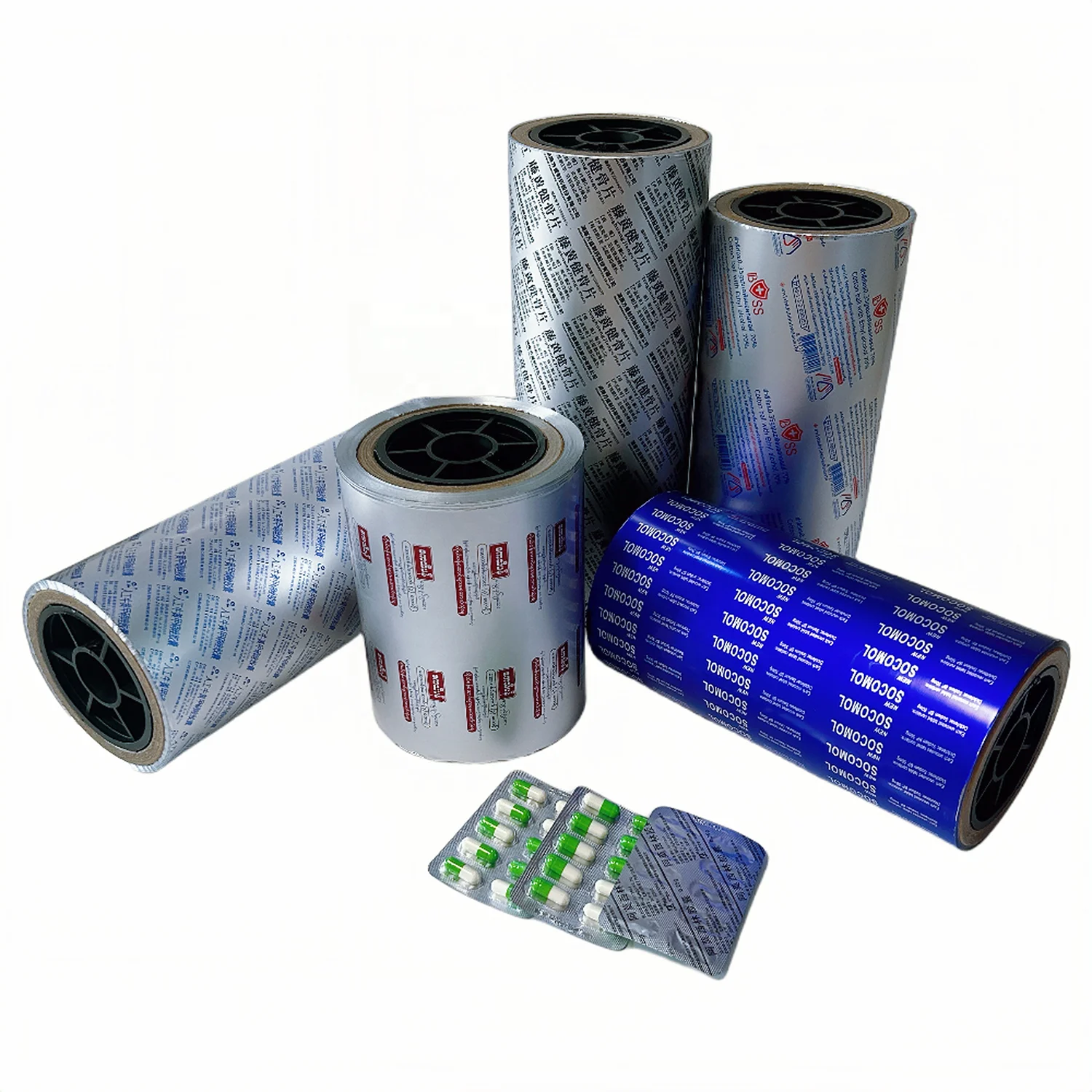 Custom Medical Medicine Packaging Margarine Butter Packaging Aluminum Foil Laminated Paper with Printing