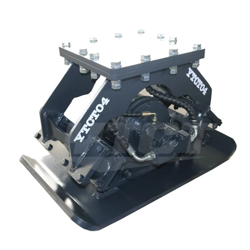 excavator hydraulic vibrating plate compactor