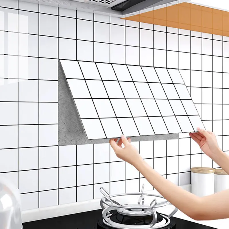 Wallpaper self-adhesive waterproof moisture-proof wall wallpaper self-adhesive bedroom background wall decoration tile stickers