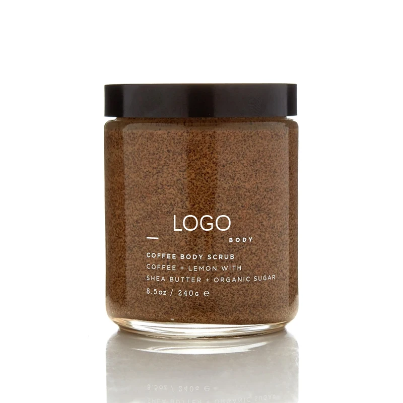 Special  coffee exfoliating body scrub formulated with caffeine firm skin spa