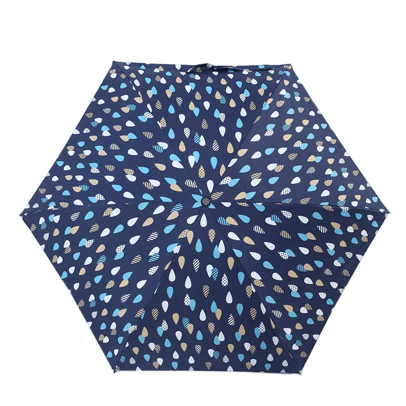 New fashion design pocket size travel uv protection ladies small 5 fold mini sun light