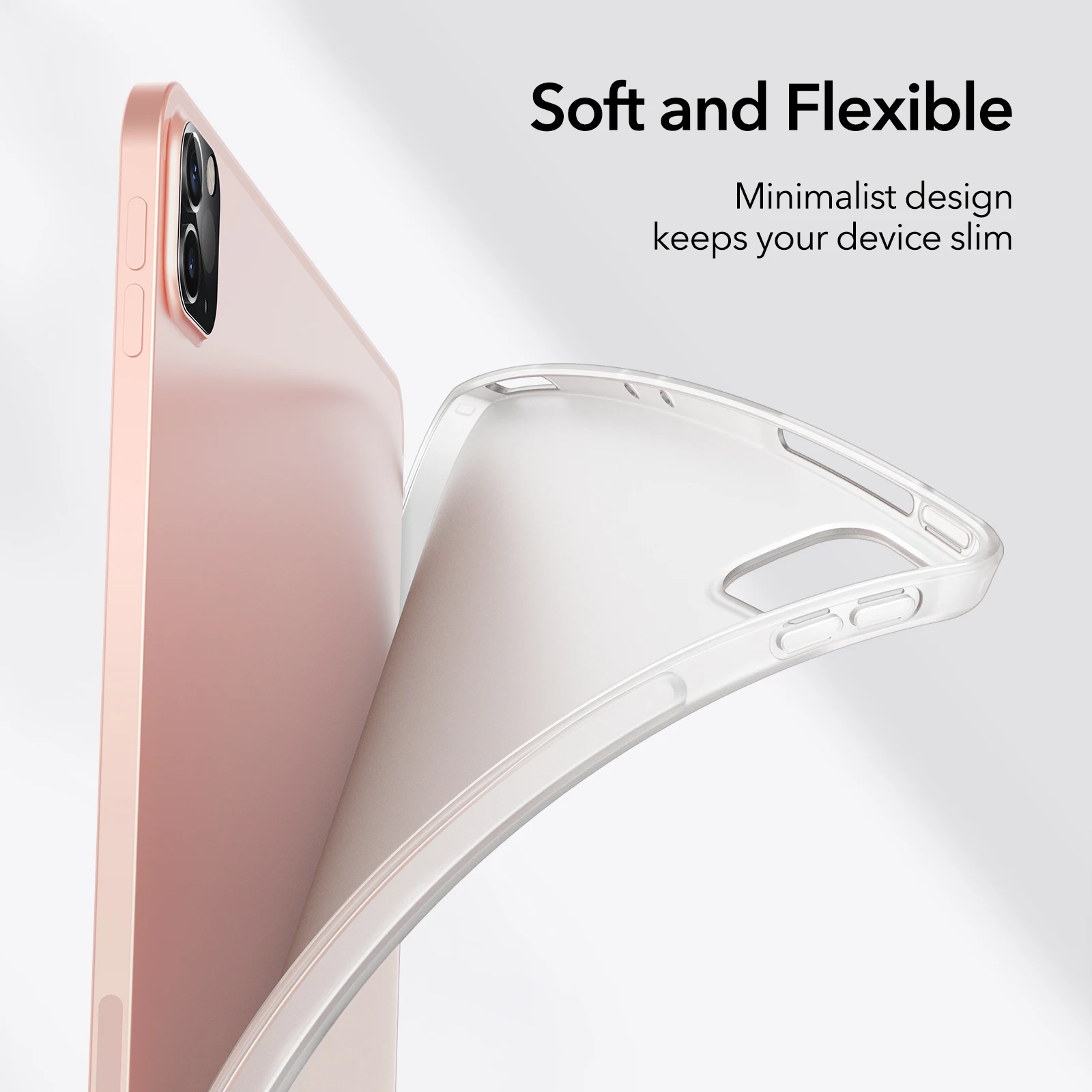 
ESR Slim transparent clear shockproof case for ipad pro 11 2021 case 