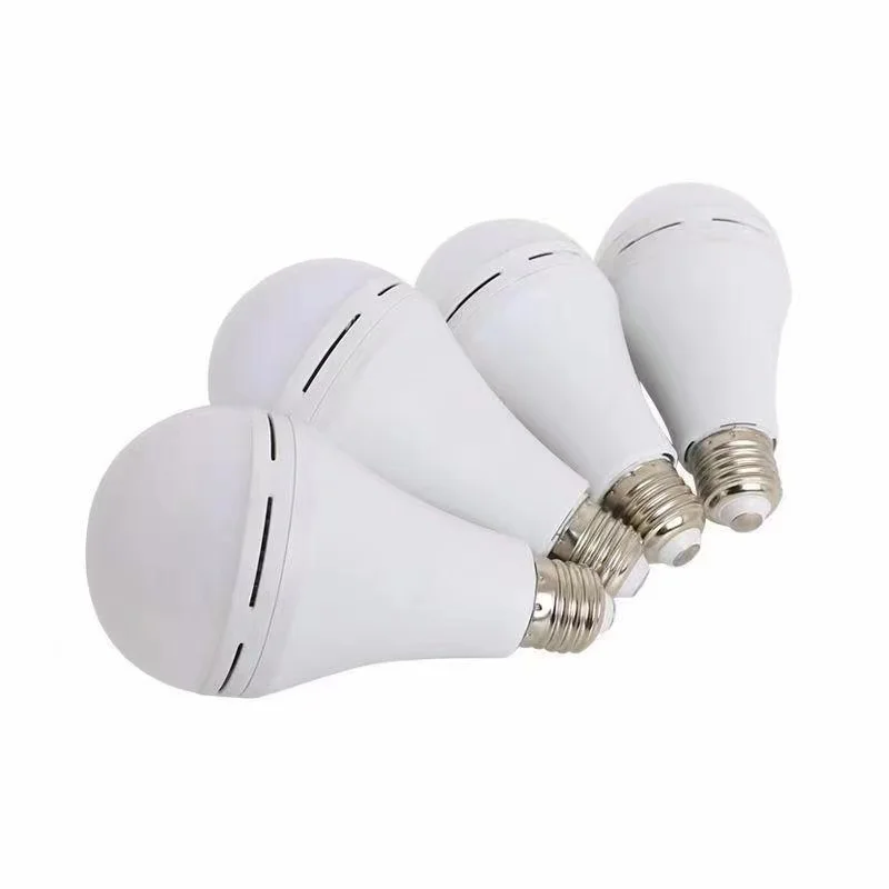 Battery Operated Light Bulbs 9W 12W 15W LED Intelligent Rechargeable Emergency LED Bulbs E27 B22 Bombillo Lamps