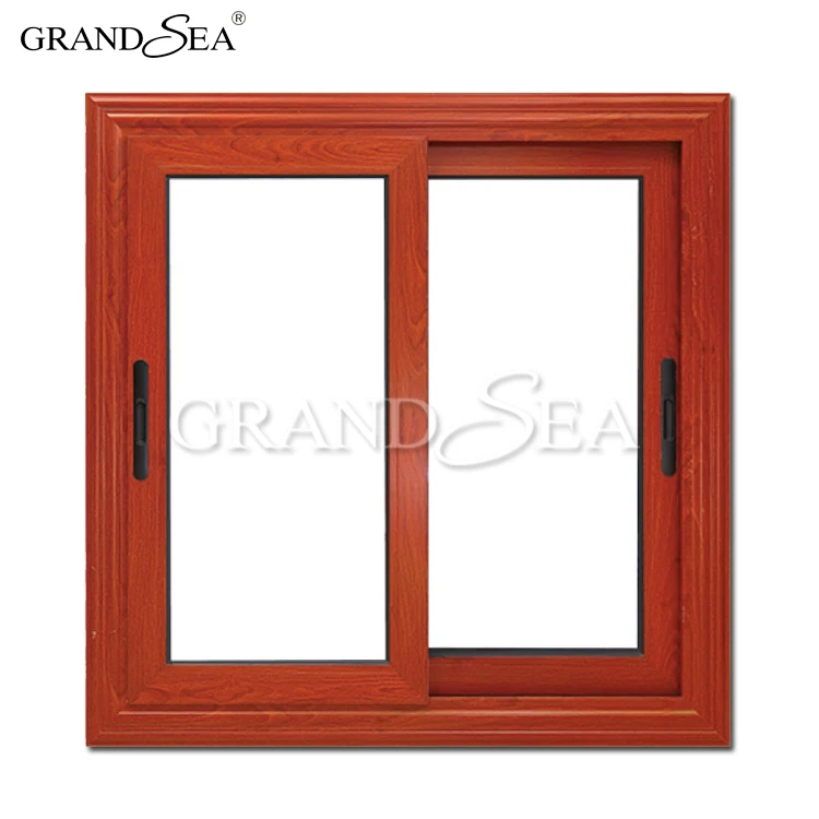 Turkey Style Waterproof Wooden Window Design Aluminum Window With Grill Design