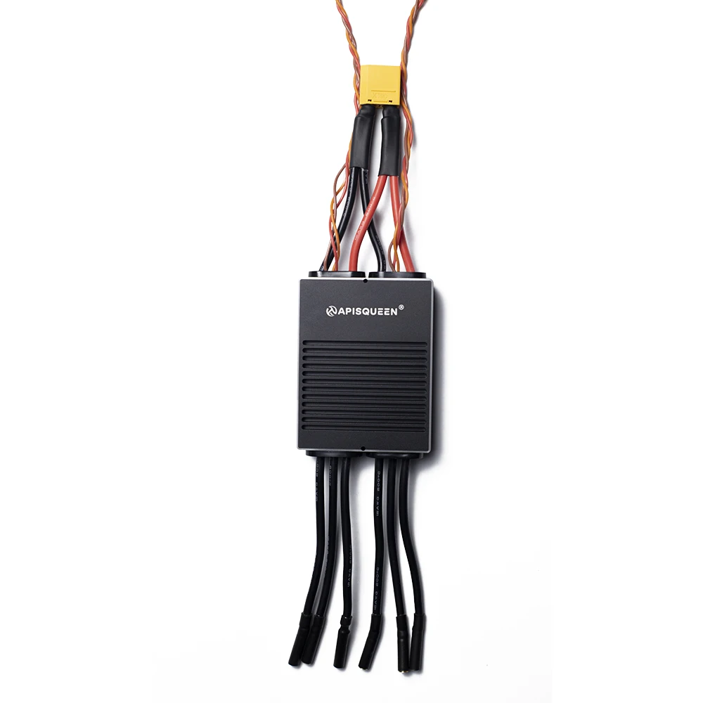 APISQUEEN GEMINI 3-7S LiPo 100A 2 в 1 ESC управляет двумя двигателями/двигателями