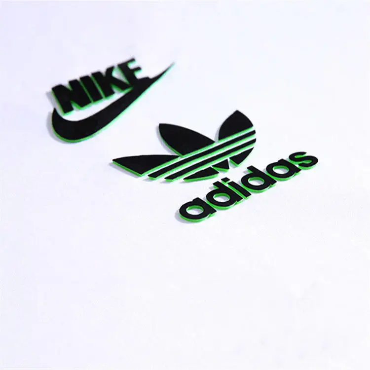Custom Heat Transfers Logo Vinyl Clothing Labels Patches Sticker Designs Iron On T-Shirts For Clothes 3d Silicone Printing Label
