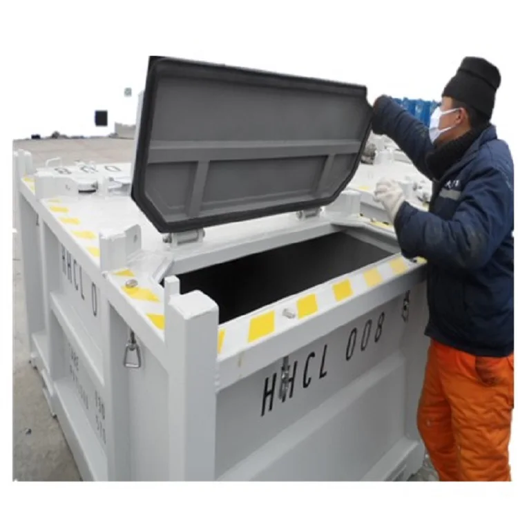 DNV 2 7-1 5 футов/8 футов/10 футов контейнер для буровых отходов резки на открытом