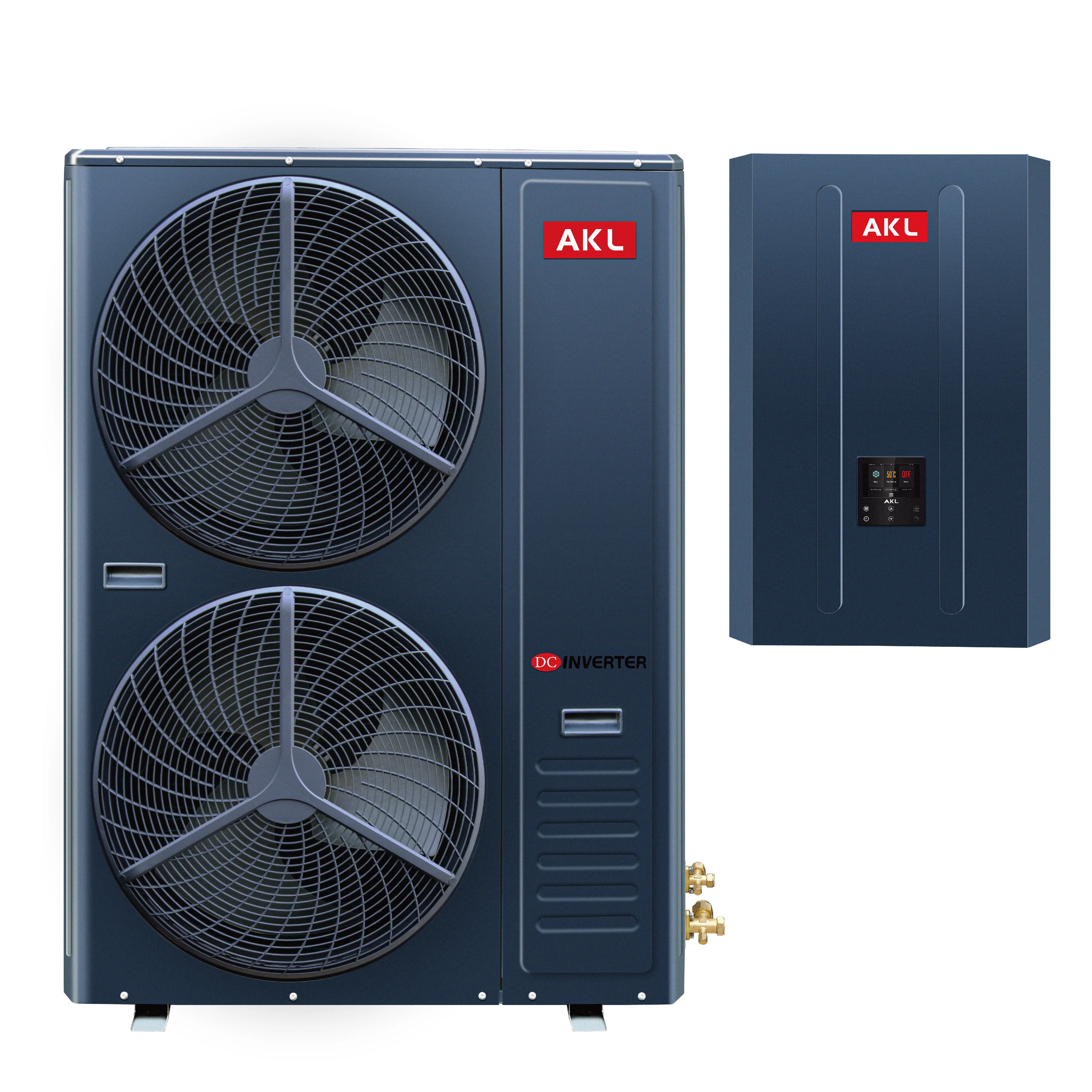 EU France Netherlands  Belgium Mini R32 WIFI app 25kw Variable frequency  Evi hot water Air to Water heat pump