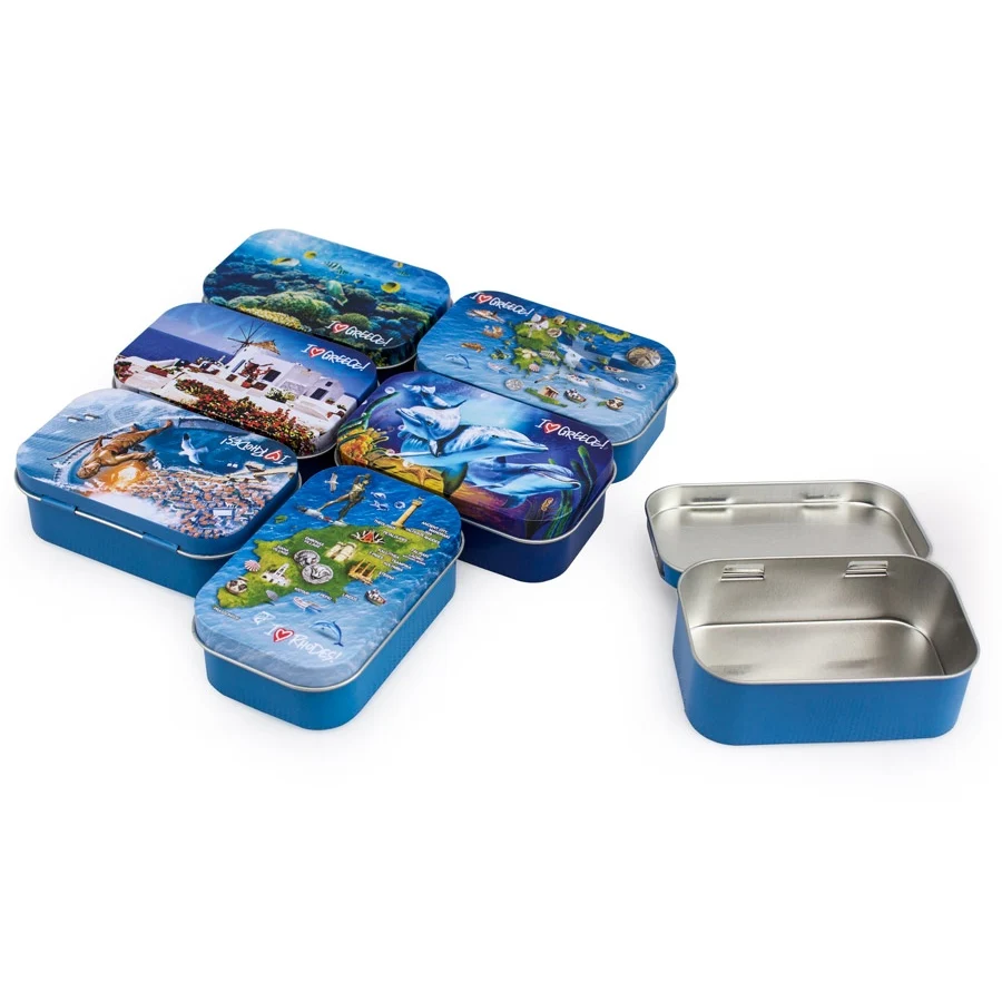 
Hotsale custom printed soap metal packing gift tin box 