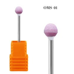 Professional Nail Quartz Grinding Head Rubber Polishing Dead Skin Silicone Nail Drill Bits