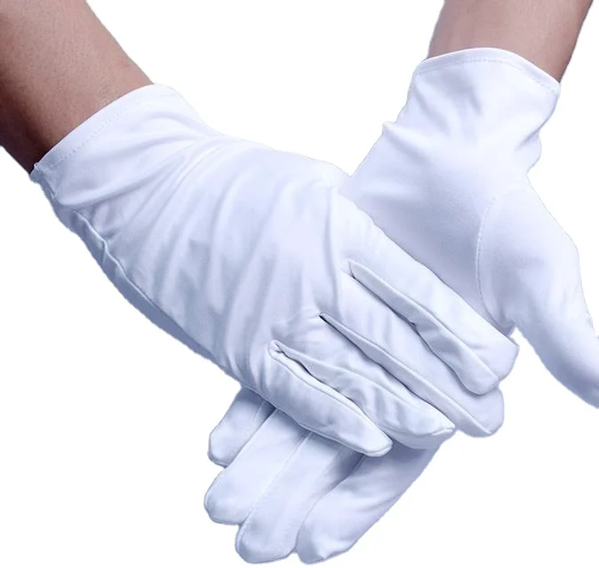 Microfiber Luxury Jewel Display Gloves Dustproof and Reusable Elastic Polishing for Watches and Jewelry Free Sample