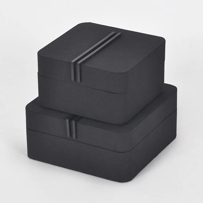 New Chinese-style leather jewelry box finishing decorative ornaments model room cloakroom wardrobe entrance storage jewelry box